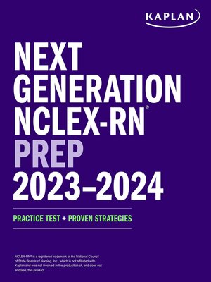 cover image of Next Generation NCLEX-RN Prep 2023-2024